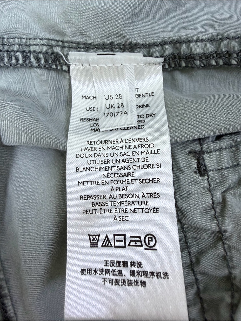Pilcro Anthropologie Ventura Utility Cargo Pants Gray - Picture 9 of 10